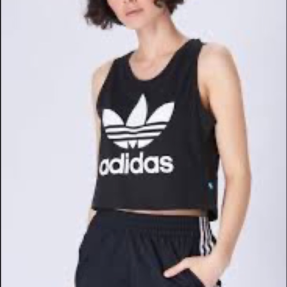 Adidas Cropped loose fit tank S